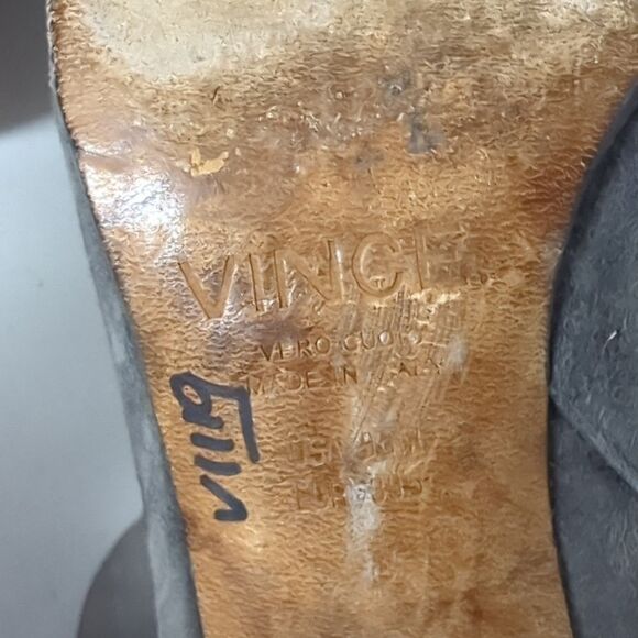 Vince Gray Zip Up Booties - Picture 5 of 5